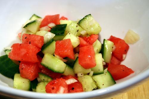 Gurken-Melonen-Salat | darktiger.org