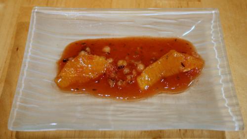Limetten-Orangensauce mit Waln&uuml;ssen